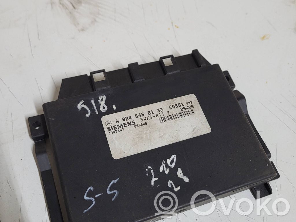 Sterownik / Moduł skrzyni biegów   A0245458132,5WK33811F,EGS51002