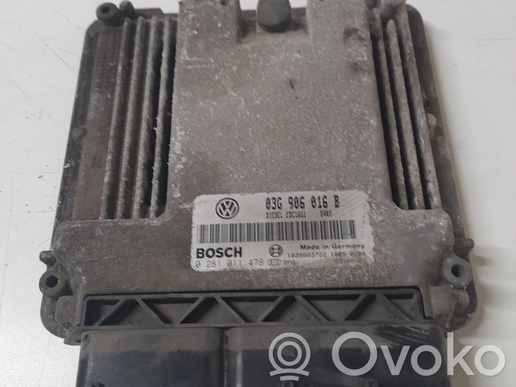Volkswagen PASSAT B6 Engine control unit/module 