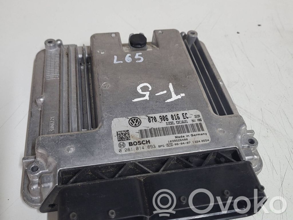 Sterownik / Moduł ECU   070906016EC,1039S26400,0281014893