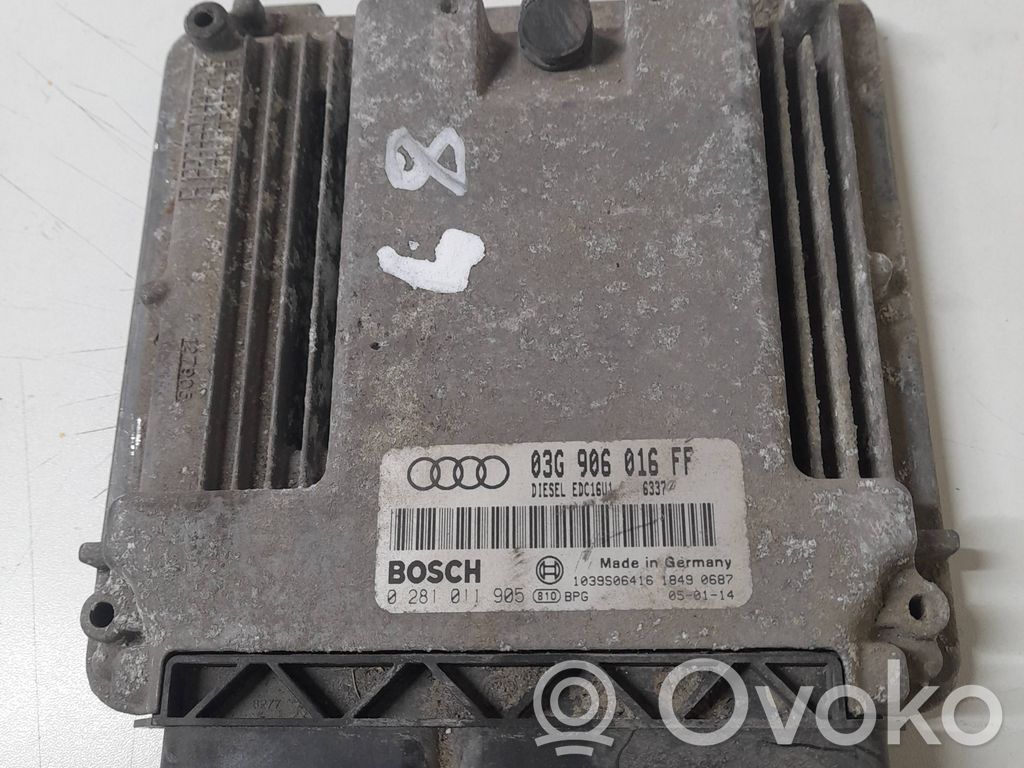 Audi A3 S3 A3 Sportback 8P Engine control unit/module 