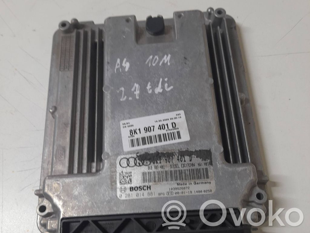 Audi A5 8T 8F Engine control unit/module 