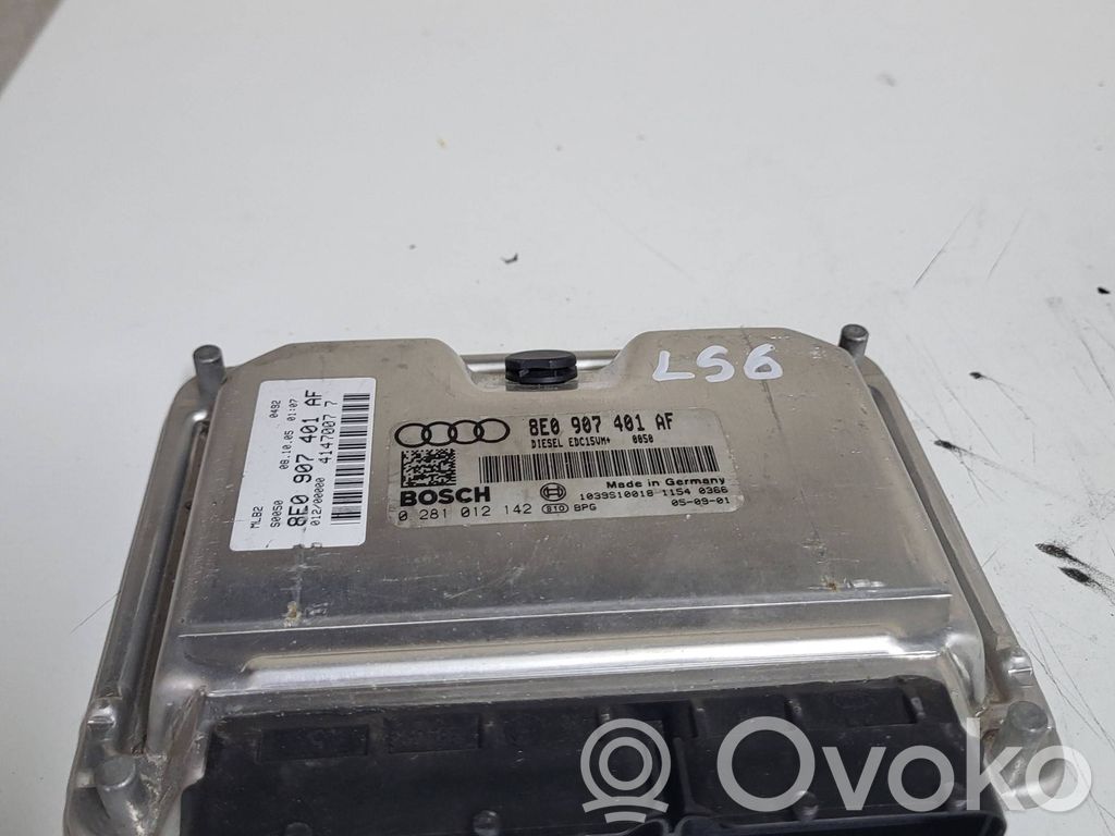 Engine control unit/module   8E0907401AF,1039S10018