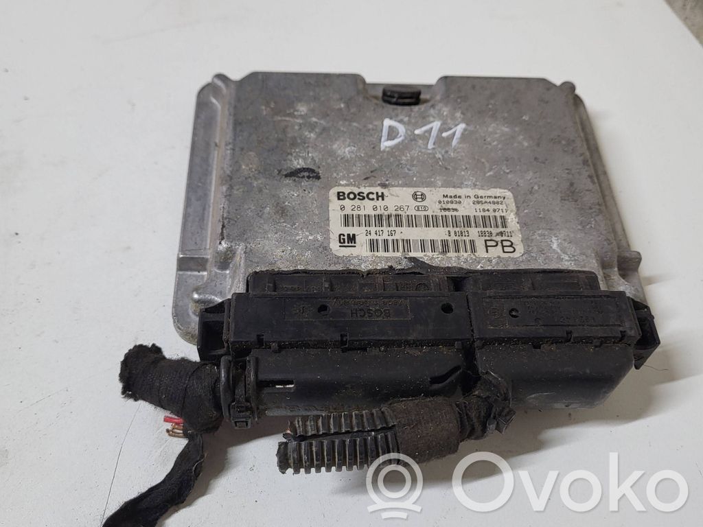 Engine control unit/module   0281010267,24417167