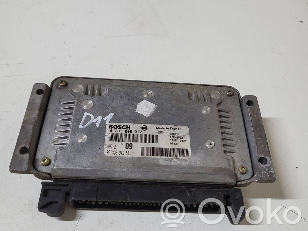 Engine control unit/module   0261206217,9632694280