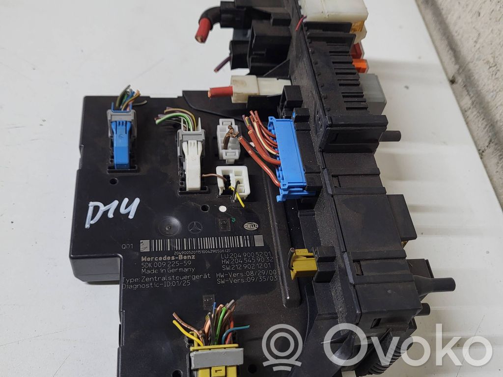 Mercedes-Benz C W204 Comfort/convenience module 