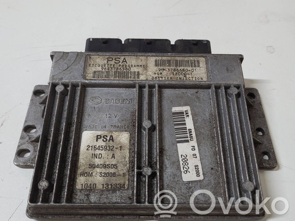 Citroen C3 Engine control unit/module 