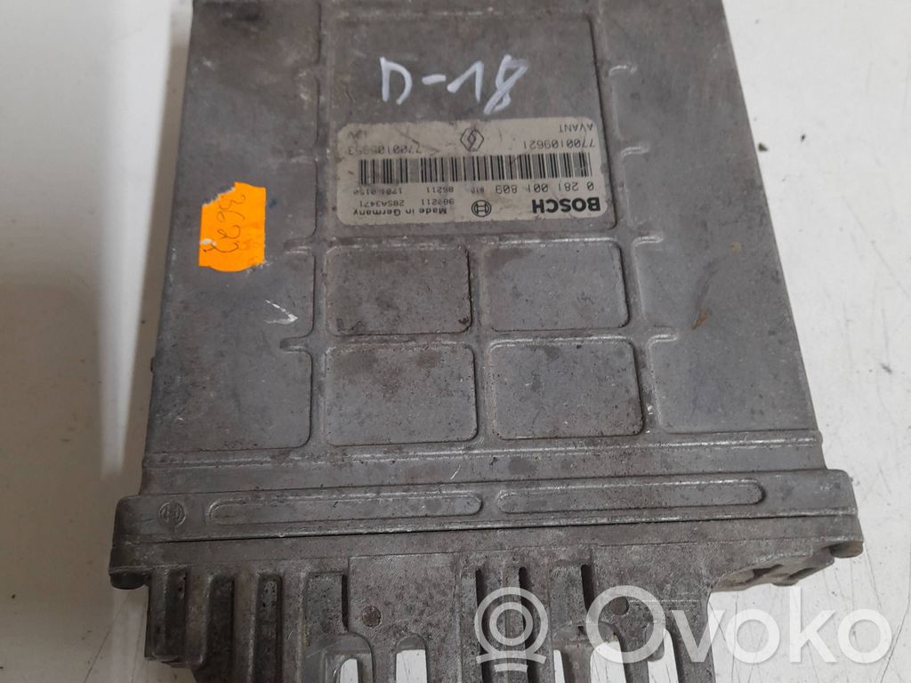 Engine control unit/module   0281001809,7700105953,7700109621