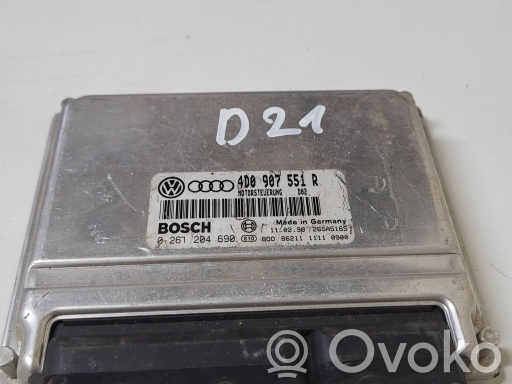 Audi A4 S4 B5 8D Sterownik / Moduł ECU 