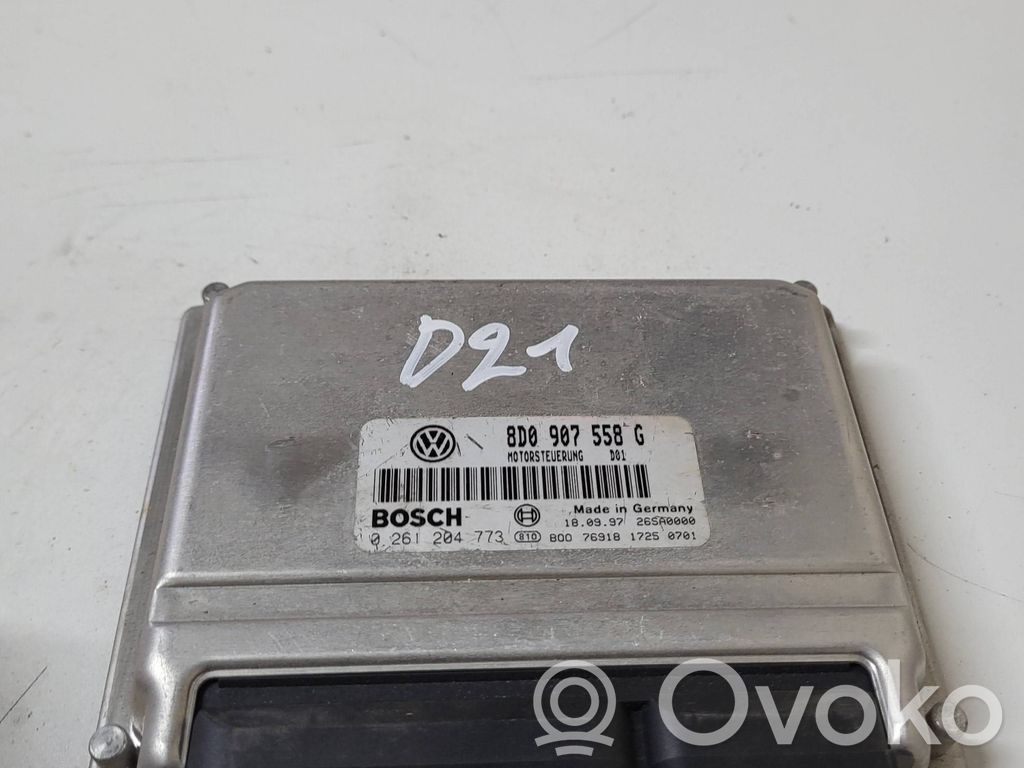 Engine control unit/module   8D0907558G,0261204773,26SA0000