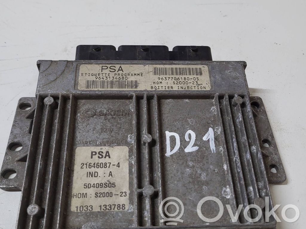 Peugeot 206 Engine control unit/module 