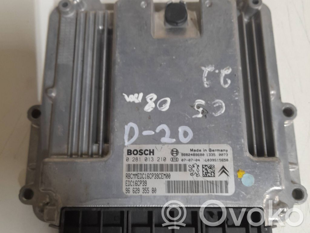 Peugeot 407 Engine control unit/module 