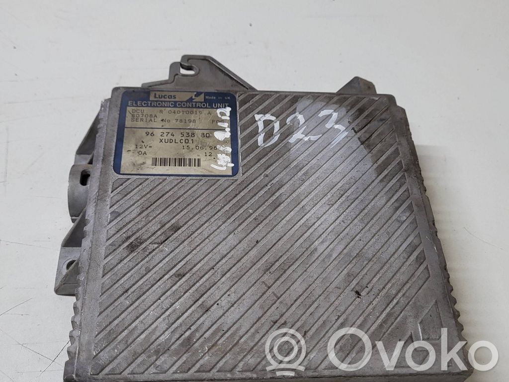Engine control unit/module   9627453880,DC708A