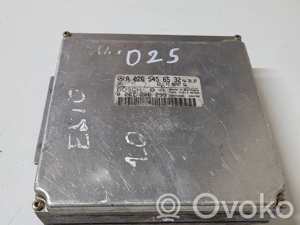 Engine control unit/module   A0265456532,0261206299,26RT0000,7450016139