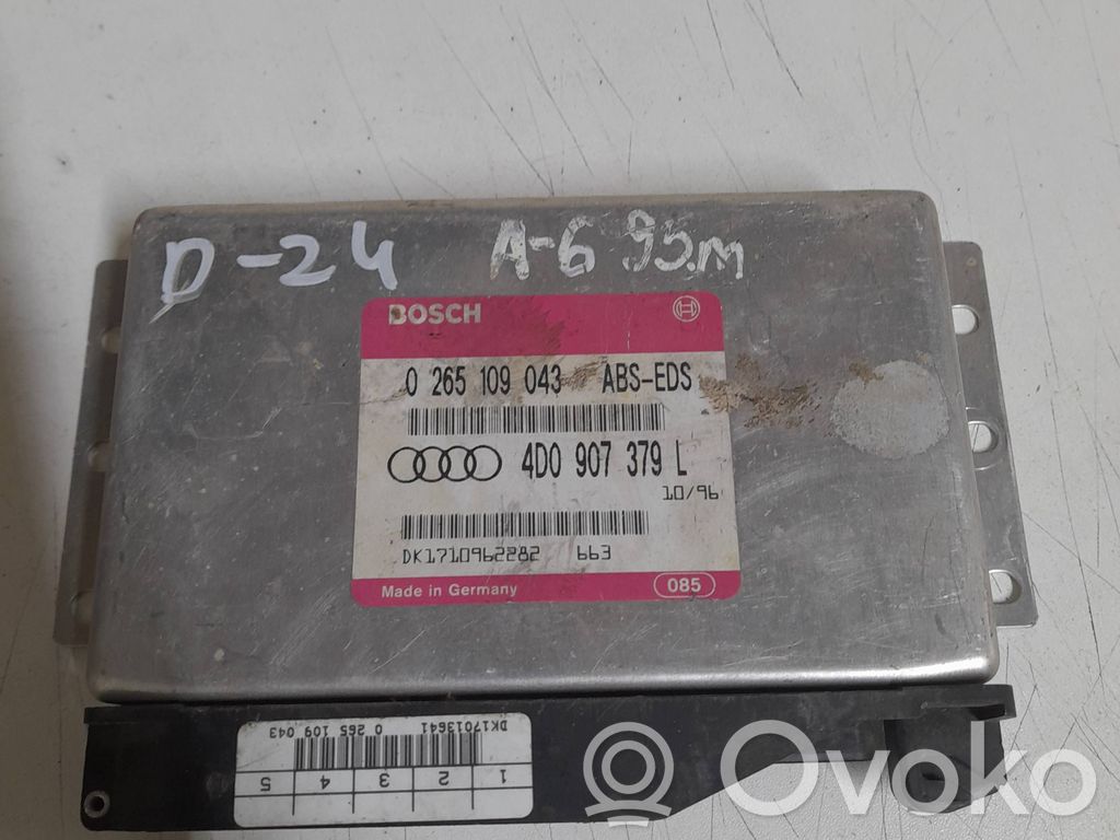 ABS control unit/module   4D0907379L,0265109043,DK1710962282