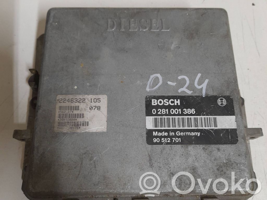 Opel Omega B1 Unidad de control/módulo del motor 