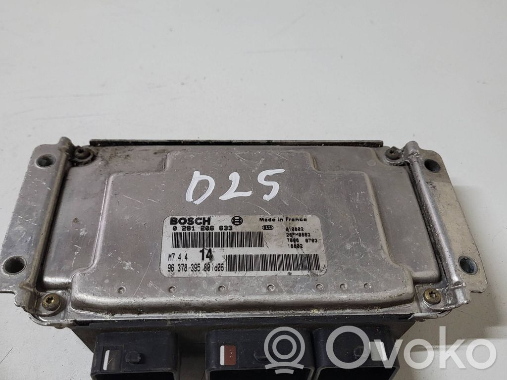 Engine control unit/module   0261206633,9637839580