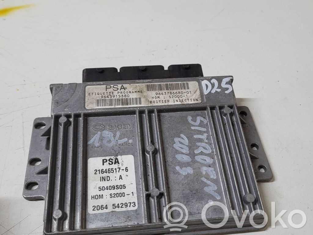 Citroen C5 Engine control unit/module 