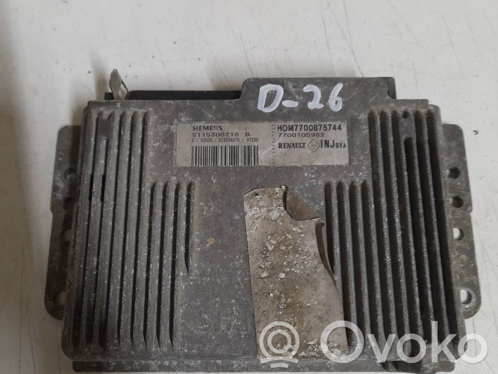 Renault Scenic I Engine control unit/module 