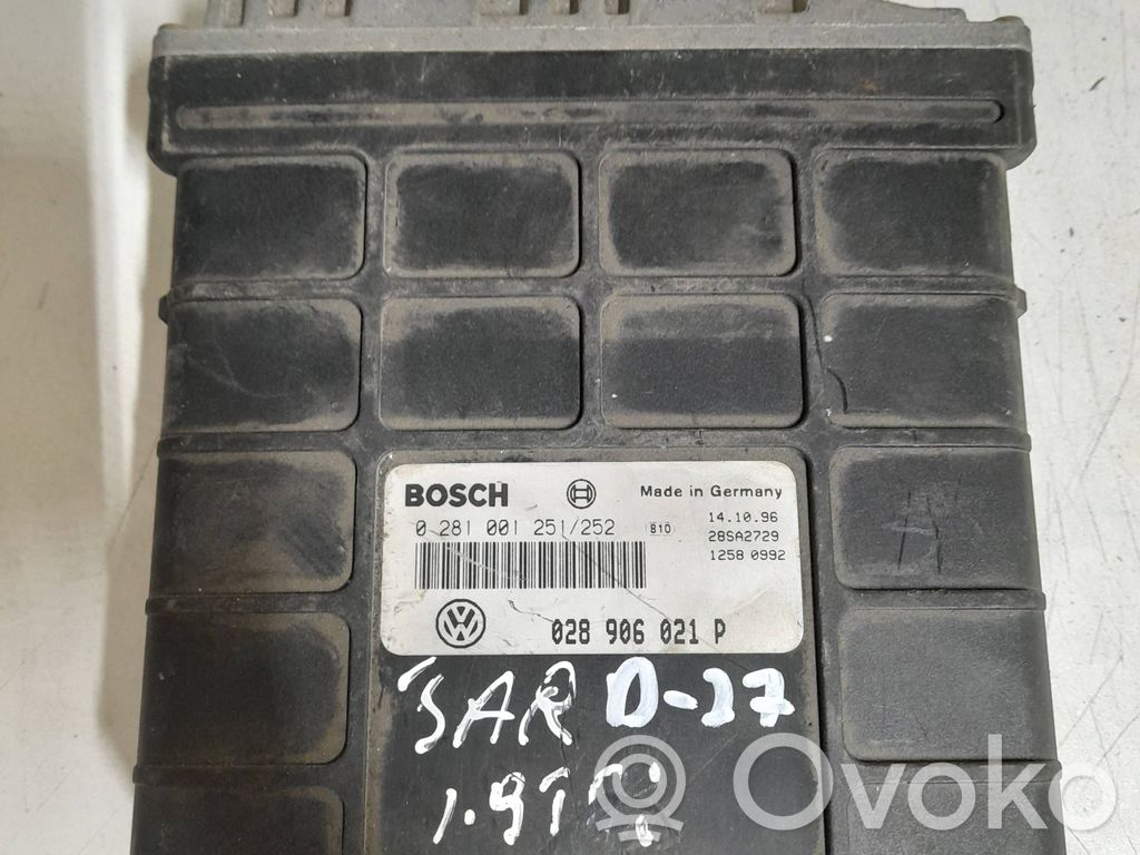 Engine control unit/module   028906021,1T0906820