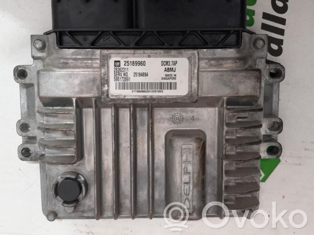 Chevrolet Cruze Engine control unit/module ECU 