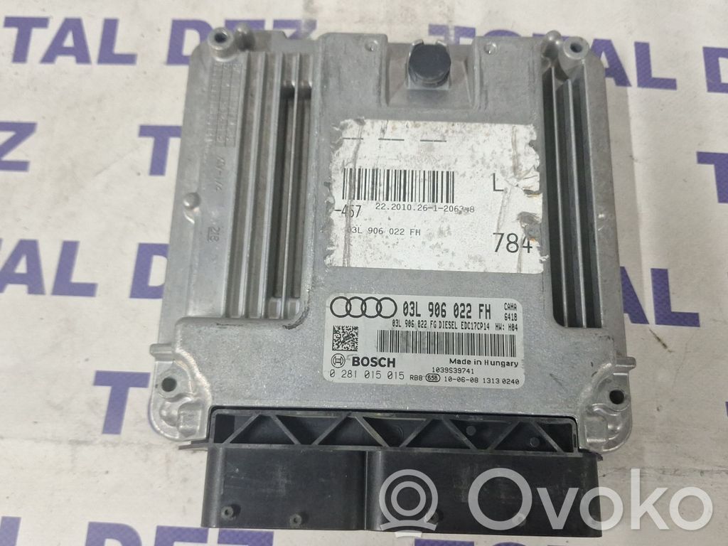 Engine control unit/module   03L906022FG,03L906022FH,0281015015