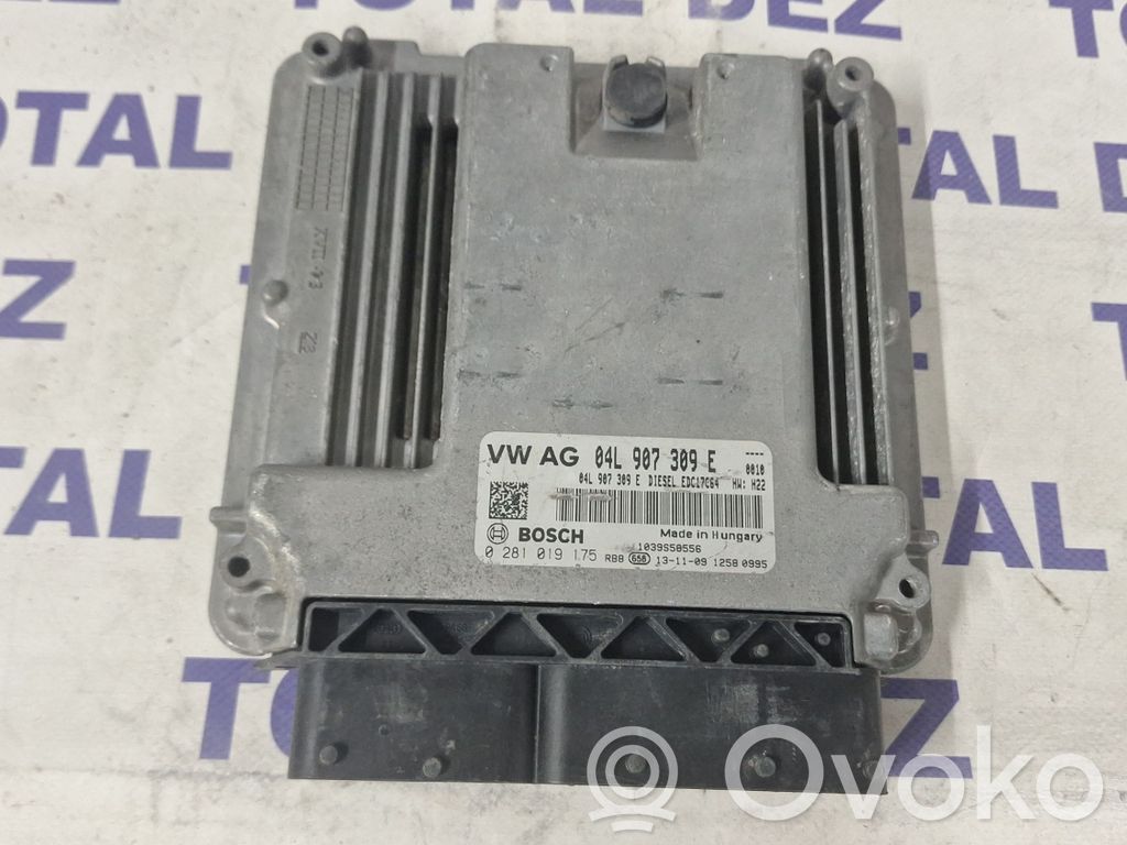 Engine control unit/module   04L907309E,0281019175