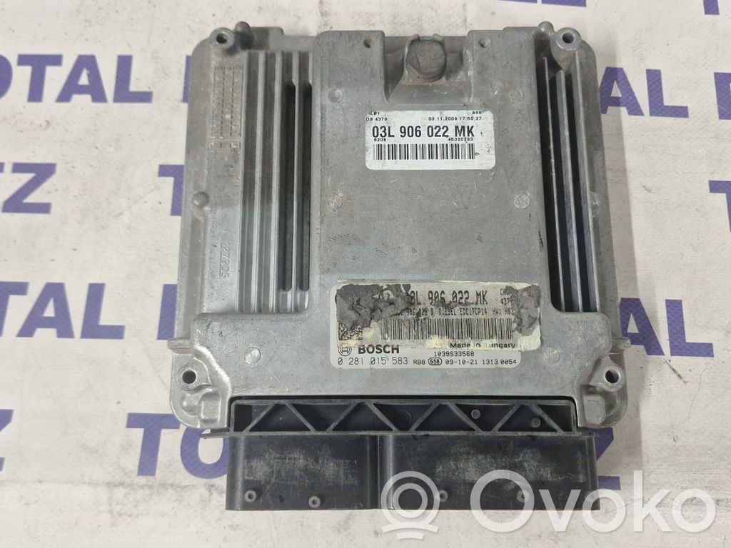 Engine control unit/module   03L906022MK,0281015583