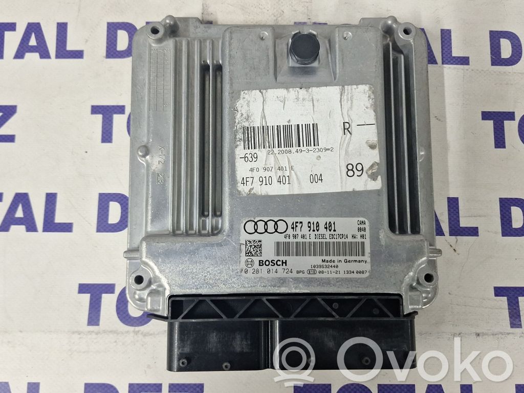Engine control unit/module   4F0907401E,4F7910401,0281014724
