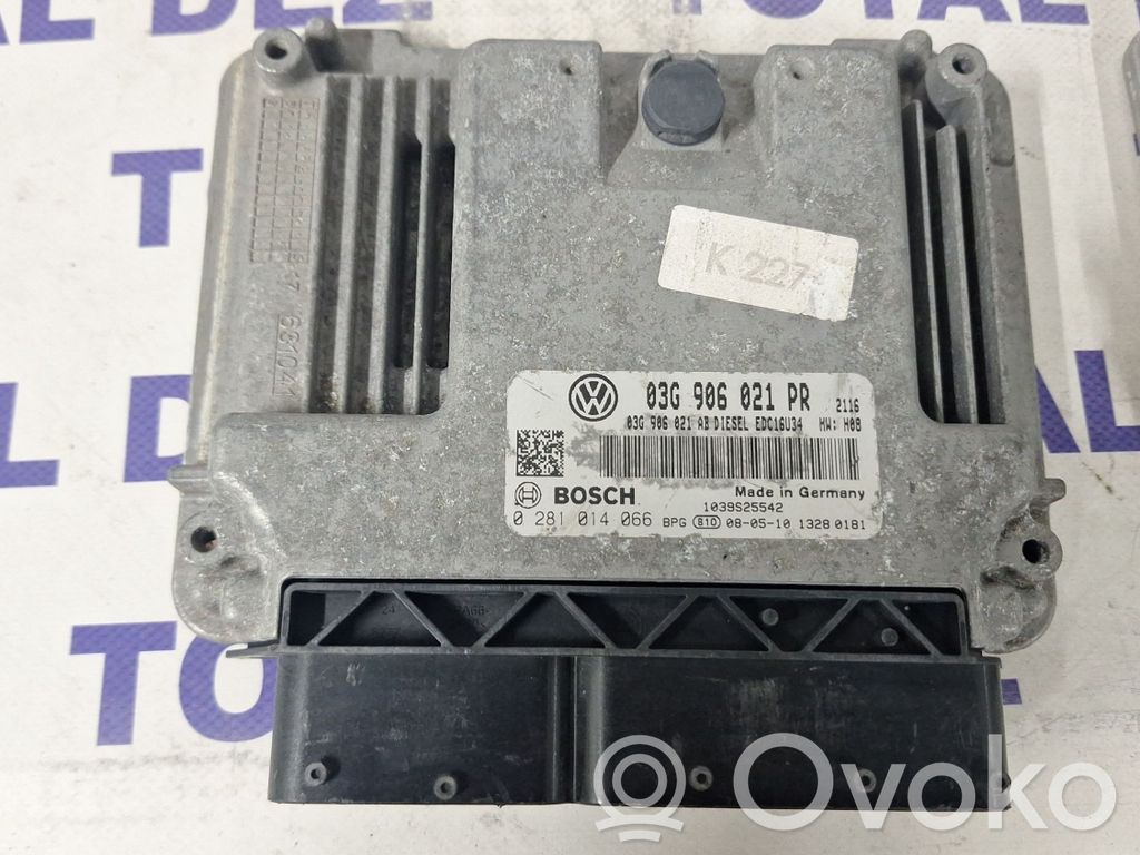 Audi A3 S3 A3 Sportback 8P Unitate/modul de control motor 