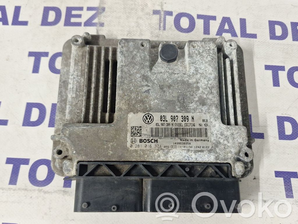 Engine control unit/module   03L907309N,0281016374