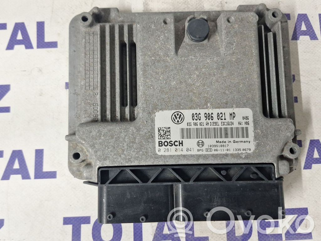Engine control unit/module   03G906021AN,03G906021MP,0281014041