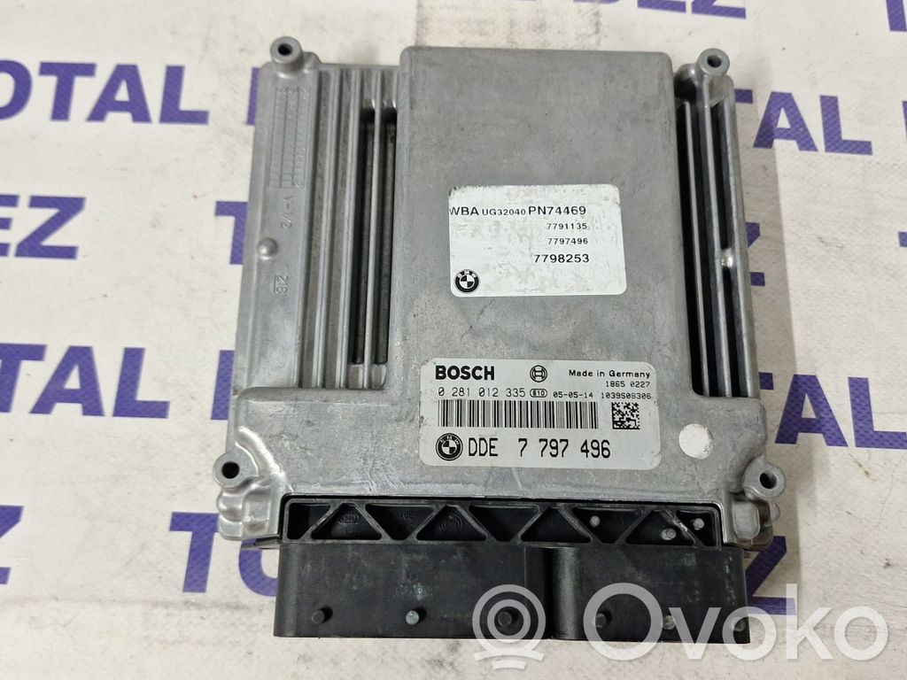 Unidad de control/módulo del motor   0281012335,7797496,7798253
