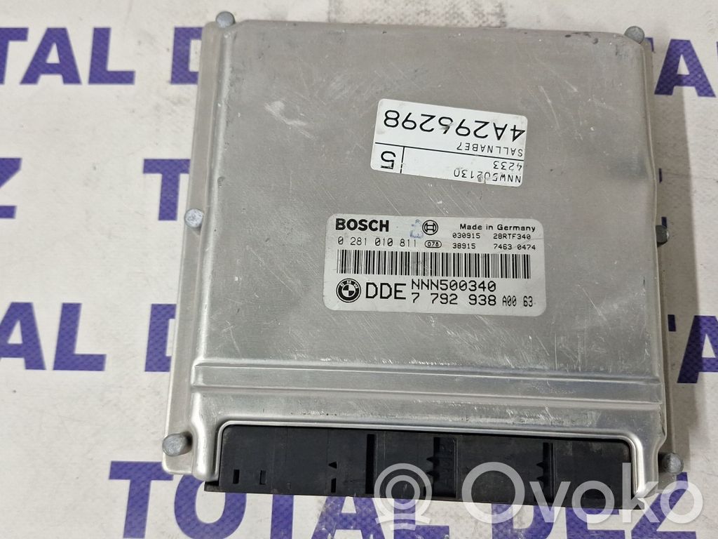 Engine control unit/module   0281010811,7792938