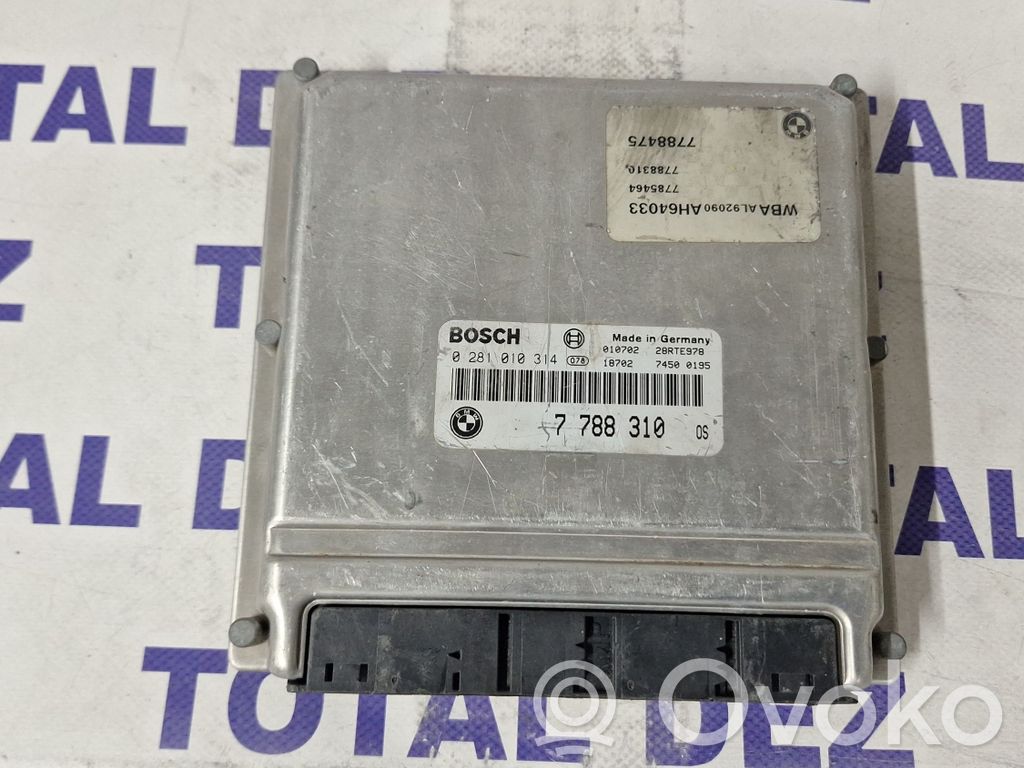 BMW 5 E39 Unitate/modul de control motor 