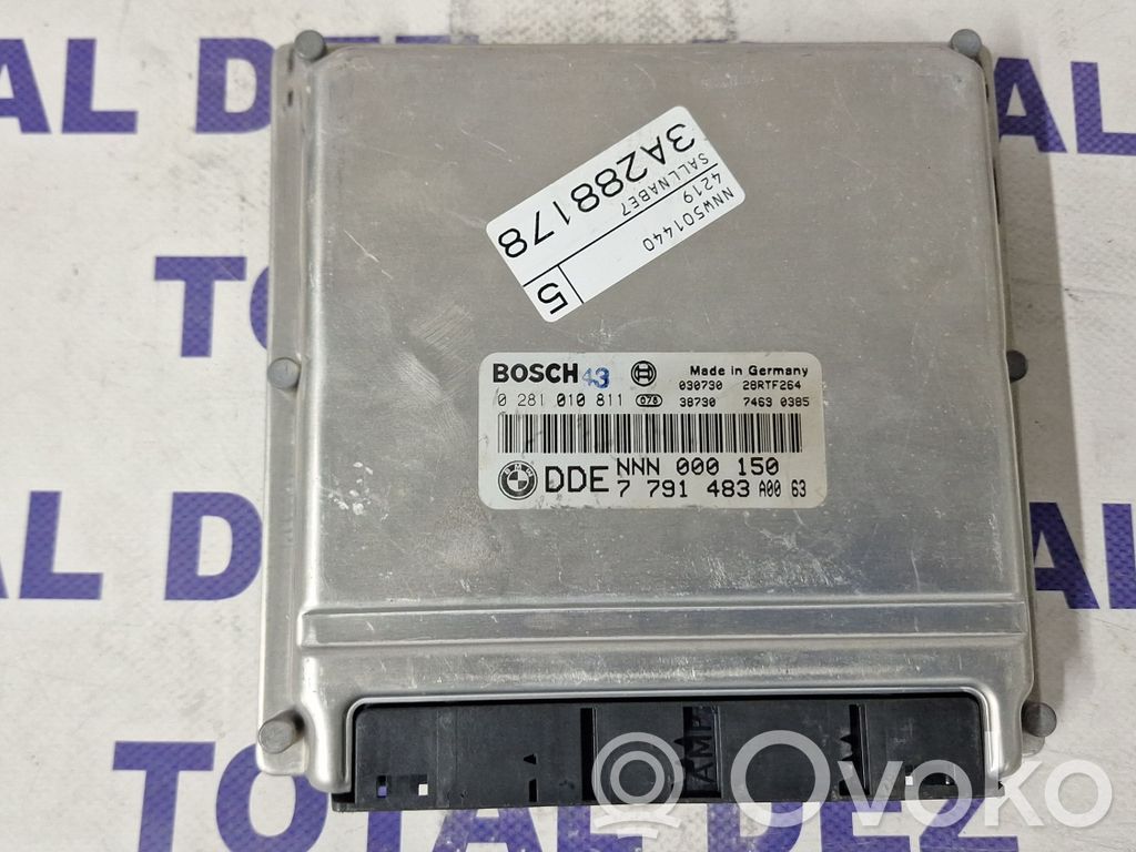 Engine control unit/module   0281010811,7791483,NN000150