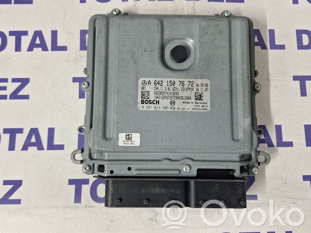 Engine control unit/module   A6421507672,0281014505