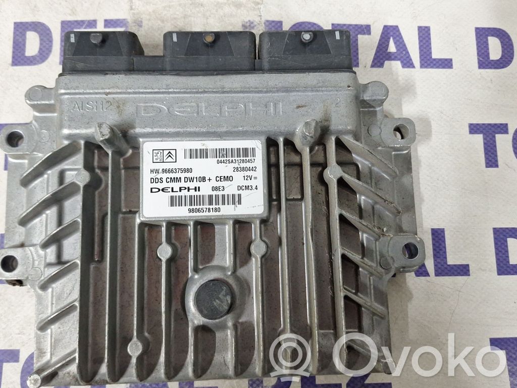 Sterownik / Moduł ECU   9666375980,9806578180,28380442,0442SA31280457