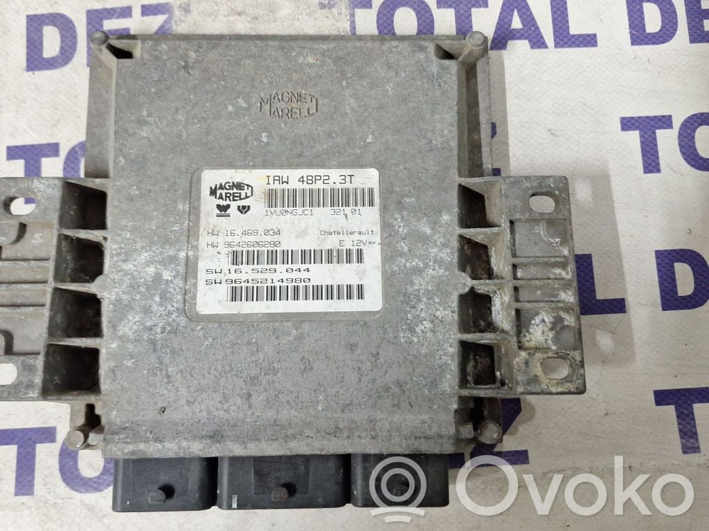 Engine control unit/module   9642606280,16469034,IAW48P23T,9645214980