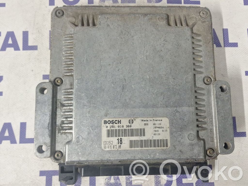Unidad de control/módulo del motor   EDC15C2,9641607280,0281010360