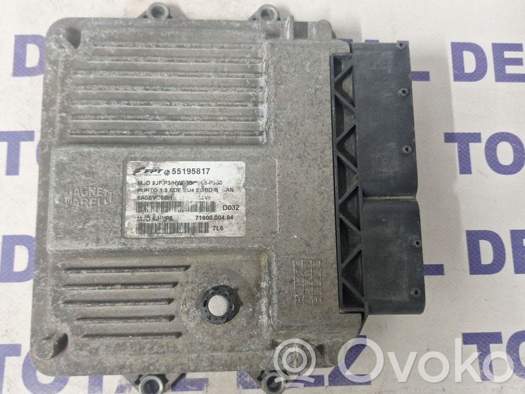 Fiat Punto (188) Unitate/modul de control motor 