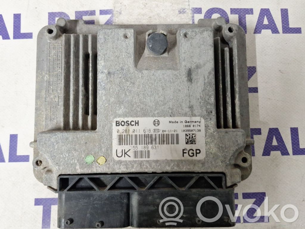 Engine control unit/module   0281011616,55189631,18660174