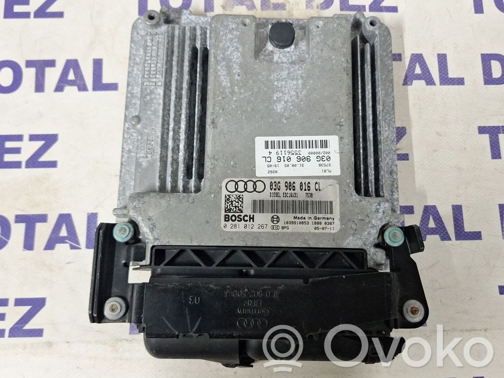 Engine control unit/module   03G906016CL,0281012267,1039S10853