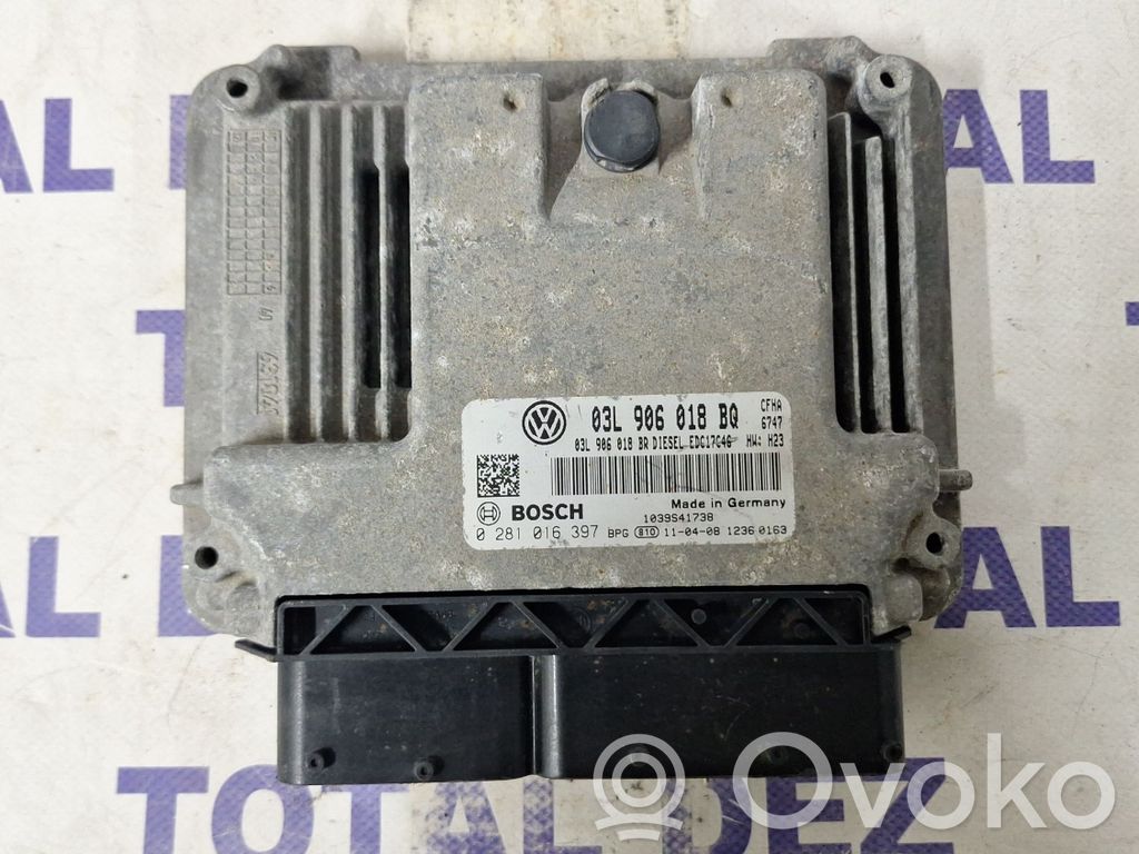 Skoda Superb B6 (3T) Centralina/modulo del motore 