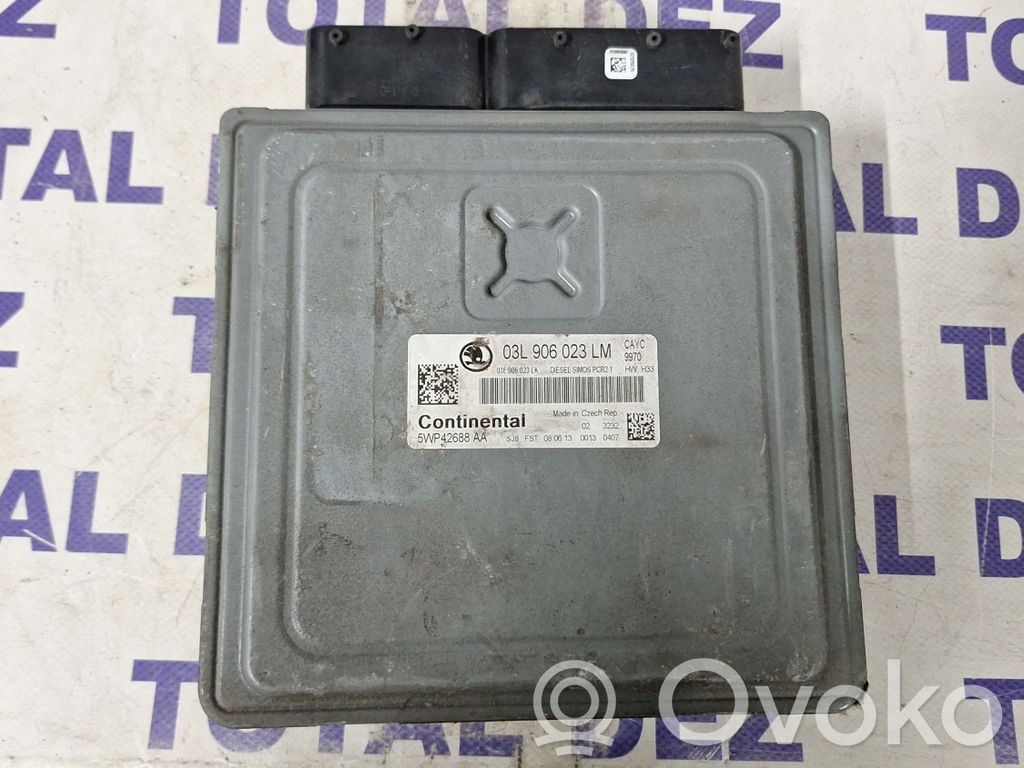 Engine control unit/module   03L906023LM,5WP42688AA,03E906023LK