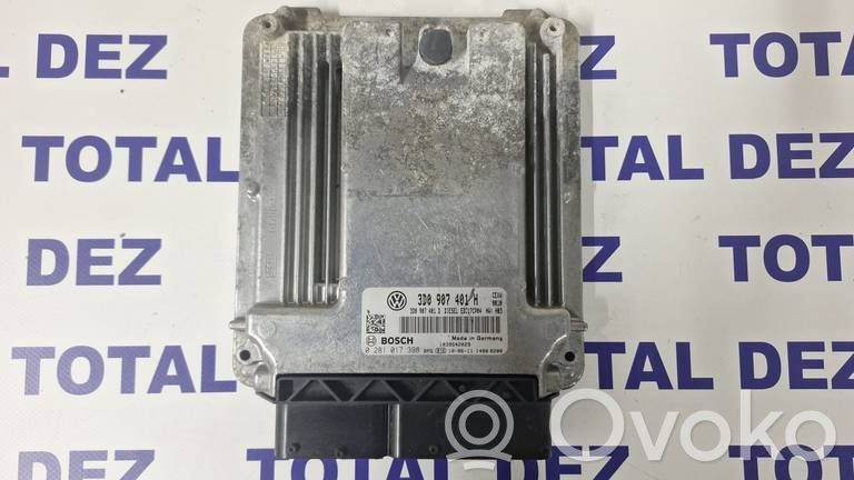 Engine control unit/module ECU   3D0907401D,3D0907401H,0281017398