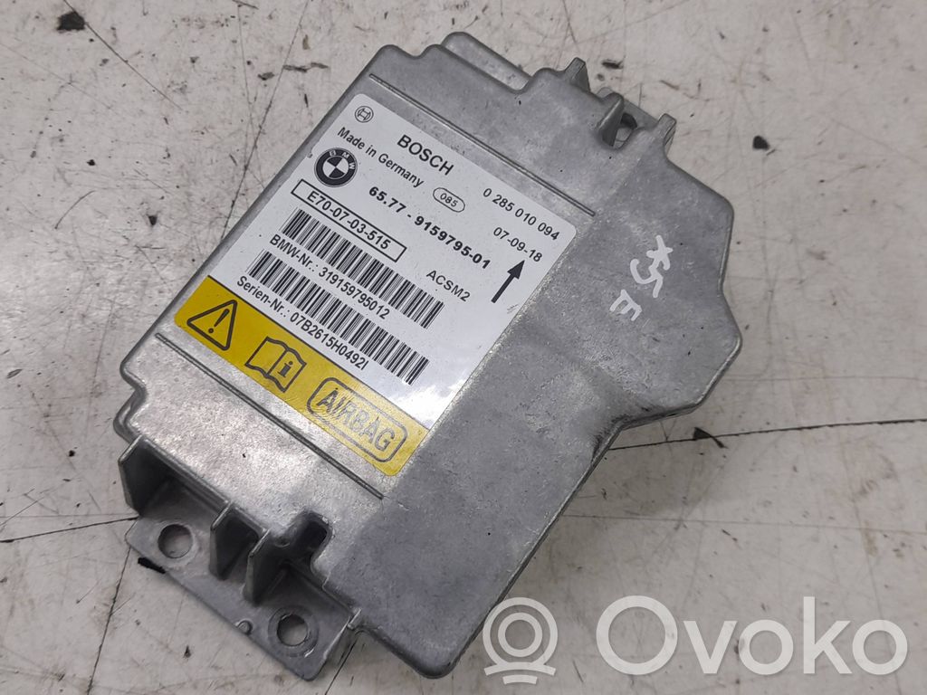 Airbag control unit/module   9159795,0285010094,319159795012