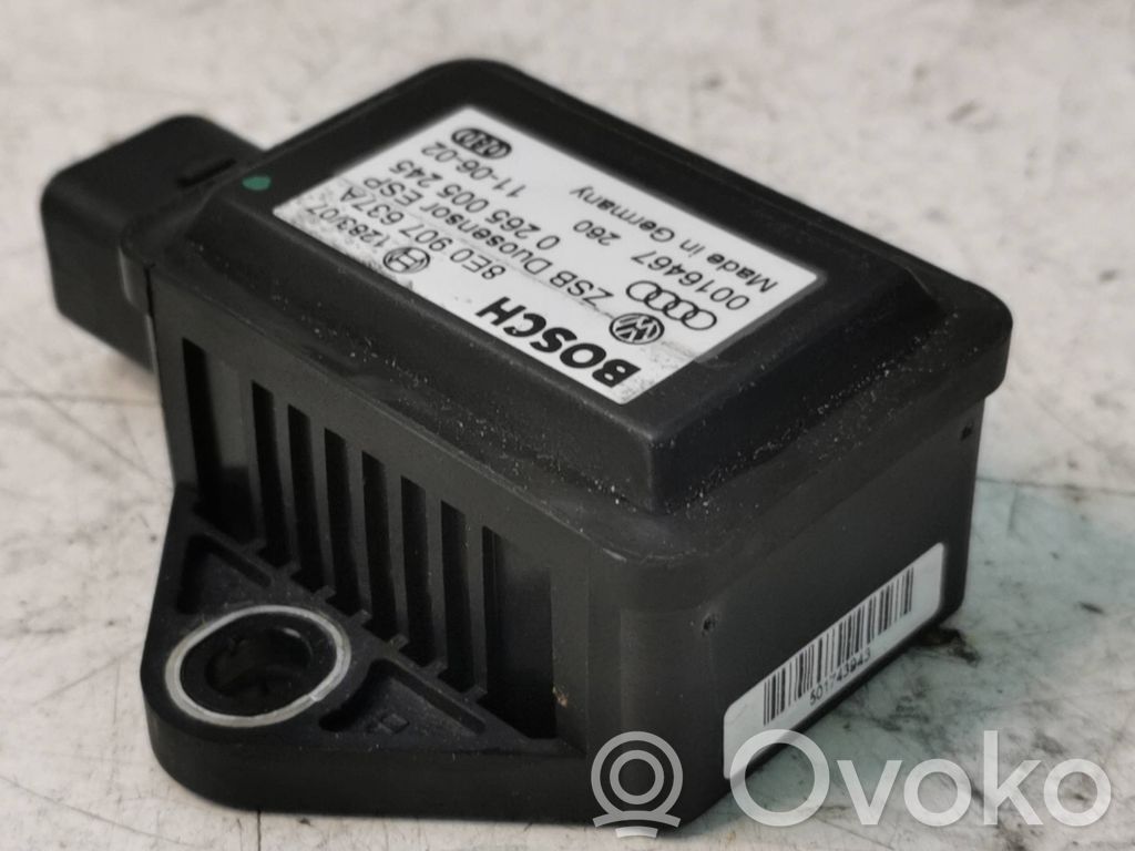 Audi A6 S6 C5 4B ESP acceleration yaw rate sensor 