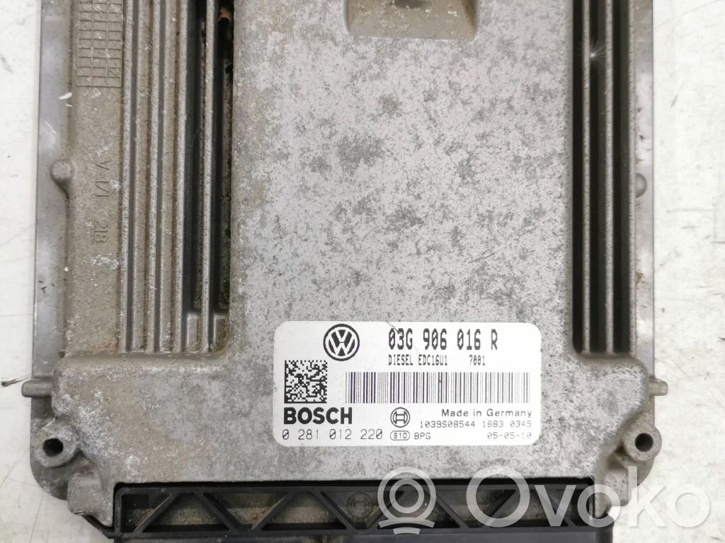 Engine control unit/module   03G906016R,1039S08544,81012220