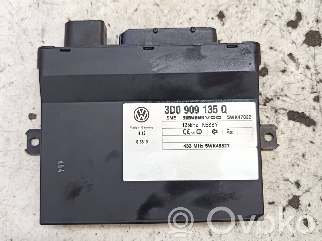 Volkswagen Touareg I Keyless (KESSY) go control unit/module 
