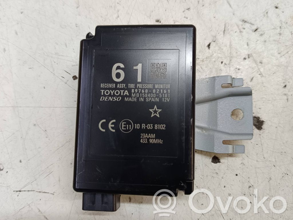 Toyota Auris E180 Tire pressure control unit 